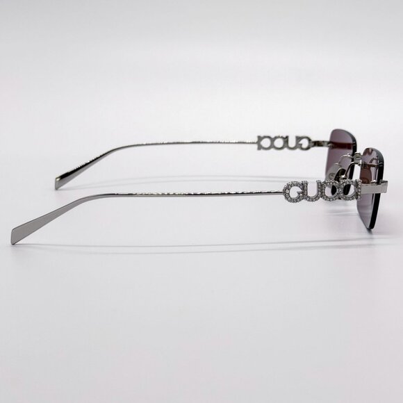 NEW GUCCI SUNGLASSES SILVER PURPLE UNISEX EYEWEAR GUCCI GG1808S 004 main image 4